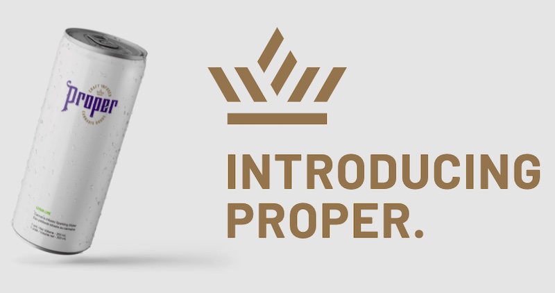 Ontario's First Craft Cannabis Beverage, Proper, Now Available in Stores