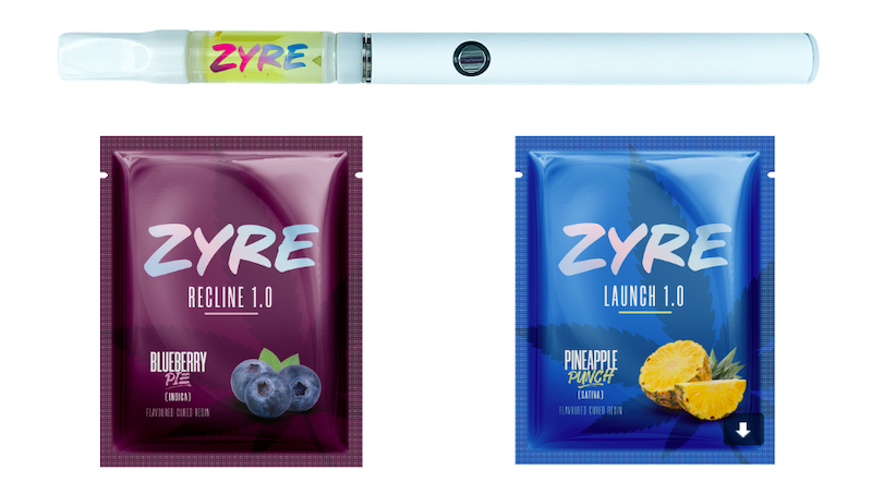 Zyre Introduces Flavoured, Full-Spectrum Cured Resin Vapes in BC
