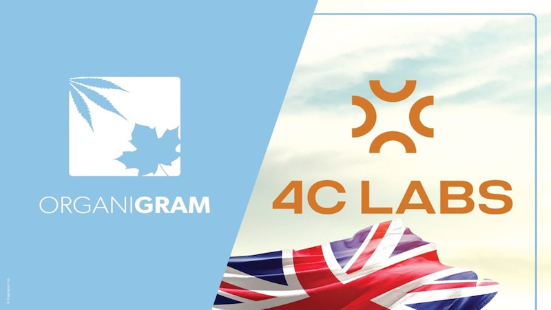 Organigram to Enter the United Kingdom with Agreement to Supply Medical Cannabis to 4C LABS
