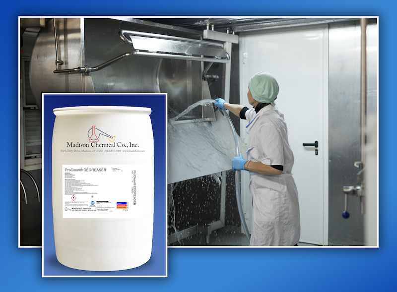 ProClean® DEGREASER Specially Formulated for Food & Beverage Plants