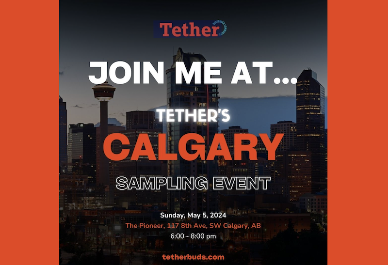 Tether's Sampling Event Coming to Calgary